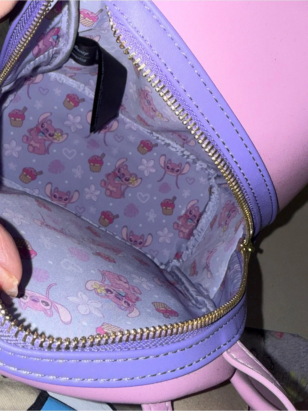 Loungefly Pink & Purple Lilo & Stitch Ice Cream Mini Backpack